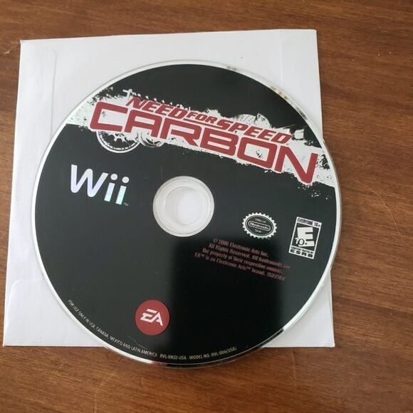 Need for Speed Carbon  Nintendo Wii video game tested works disk only - Picture 2 of 4